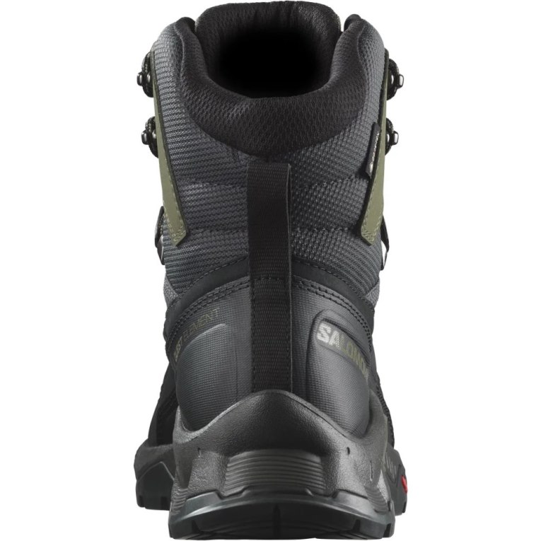 Botas Montaña Salomon Quest Element GTX Hombre Negros Verde Oliva | MX ONUC243